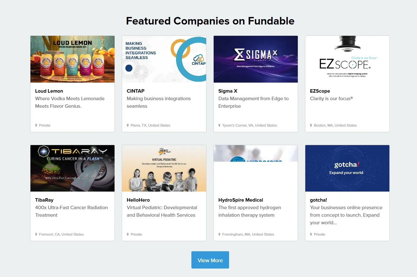 Fundable -专为中小型企业打造的创业众筹网站插图1